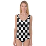 Chess Board Background Design Princess Tank Leotard 