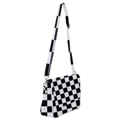 Shoulder Bag with Back Zipper 