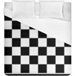 Chess Board Background Design Duvet Cover (King Size)