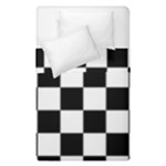 Chess Board Background Design Duvet Cover Double Side (Single Size)