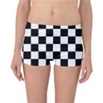 Chess Board Background Design Reversible Boyleg Bikini Bottoms