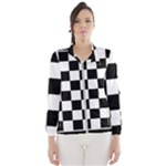 Chess Board Background Design Women s Windbreaker