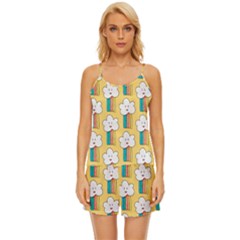 Satin Pajama Short Set 