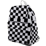 Chess Board Background Design Top Flap Backpack