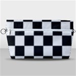 Chess Board Background Design Handbag Organizer