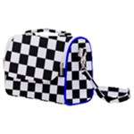 Chess Board Background Design Satchel Shoulder Bag