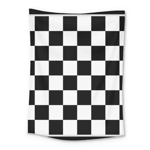 Chess Board Background Design Medium Tapestry from ArtsNow.com