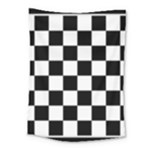 Chess Board Background Design Medium Tapestry
