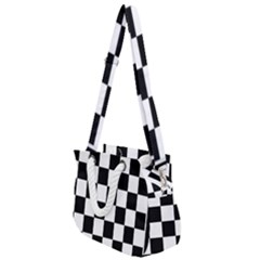 Rope Handles Shoulder Strap Bag 
