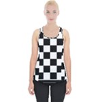 Chess Board Background Design Piece Up Tank Top