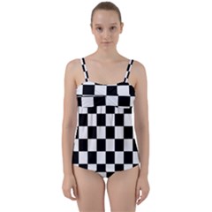 Twist Front Tankini Set 