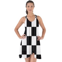 Show Some Back Chiffon Dress 