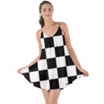Chess Board Background Design Love the Sun Cover Up