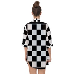 Open Front Chiffon Kimono 