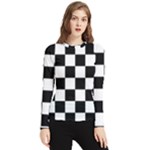 Chess Board Background Design Women s Long Sleeve Rash Guard
