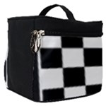 Chess Board Background Design Make Up Travel Bag (Small)