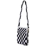Chess Board Background Design Multi Function Travel Bag