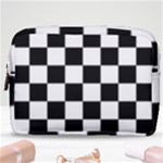 Chess Board Background Design Make Up Pouch (Medium)