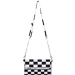 Chess Board Background Design Mini Crossbody Handbag