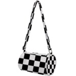 Chess Board Background Design Mini Cylinder Bag