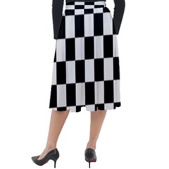 Classic Velour Midi Skirt  