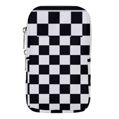 Chess Board Background Design Waist Pouch (Small) from ArtsNow.com