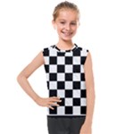 Chess Board Background Design Kids  Mesh Tank Top