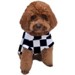 Chess Board Background Design Dog T-Shirt