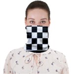 Chess Board Background Design Face Covering Bandana (Adult)