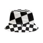 Chess Board Background Design Inside Out Bucket Hat