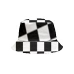 Chess Board Background Design Inside Out Bucket Hat (Kids)