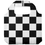Chess Board Background Design Foldable Grocery Recycle Bag