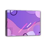 Hand Drawn Abstract Organic Shapes Background Mini Canvas 7  x 5  (Stretched)