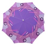Hand Drawn Abstract Organic Shapes Background Straight Umbrellas