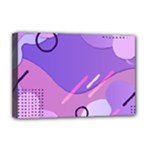 Hand Drawn Abstract Organic Shapes Background Deluxe Canvas 18  x 12  (Stretched)