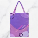 Hand Drawn Abstract Organic Shapes Background Classic Tote Bag