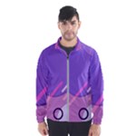 Hand Drawn Abstract Organic Shapes Background Men s Windbreaker