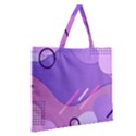 Zipper Large Tote Bag 