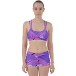 Hand Drawn Abstract Organic Shapes Background Perfect Fit Gym Set