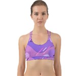 Hand Drawn Abstract Organic Shapes Background Back Web Sports Bra