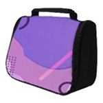 Hand Drawn Abstract Organic Shapes Background Full Print Travel Pouch (Small)