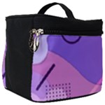 Hand Drawn Abstract Organic Shapes Background Make Up Travel Bag (Big)