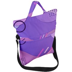 Fold Over Handle Tote Bag 