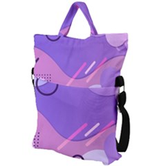Fold Over Handle Tote Bag 