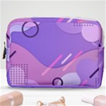 Hand Drawn Abstract Organic Shapes Background Make Up Pouch (Medium)