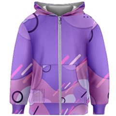 Kids  Zipper Hoodie Without Drawstring 