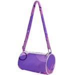 Hand Drawn Abstract Organic Shapes Background Mini Cylinder Bag