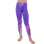 Hand Drawn Abstract Organic Shapes Background Kids  Lightweight Velour Leggings
