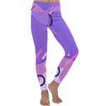 Hand Drawn Abstract Organic Shapes Background Kids  Lightweight Velour Classic Yoga Leggings