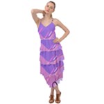 Hand Drawn Abstract Organic Shapes Background Layered Bottom Dress